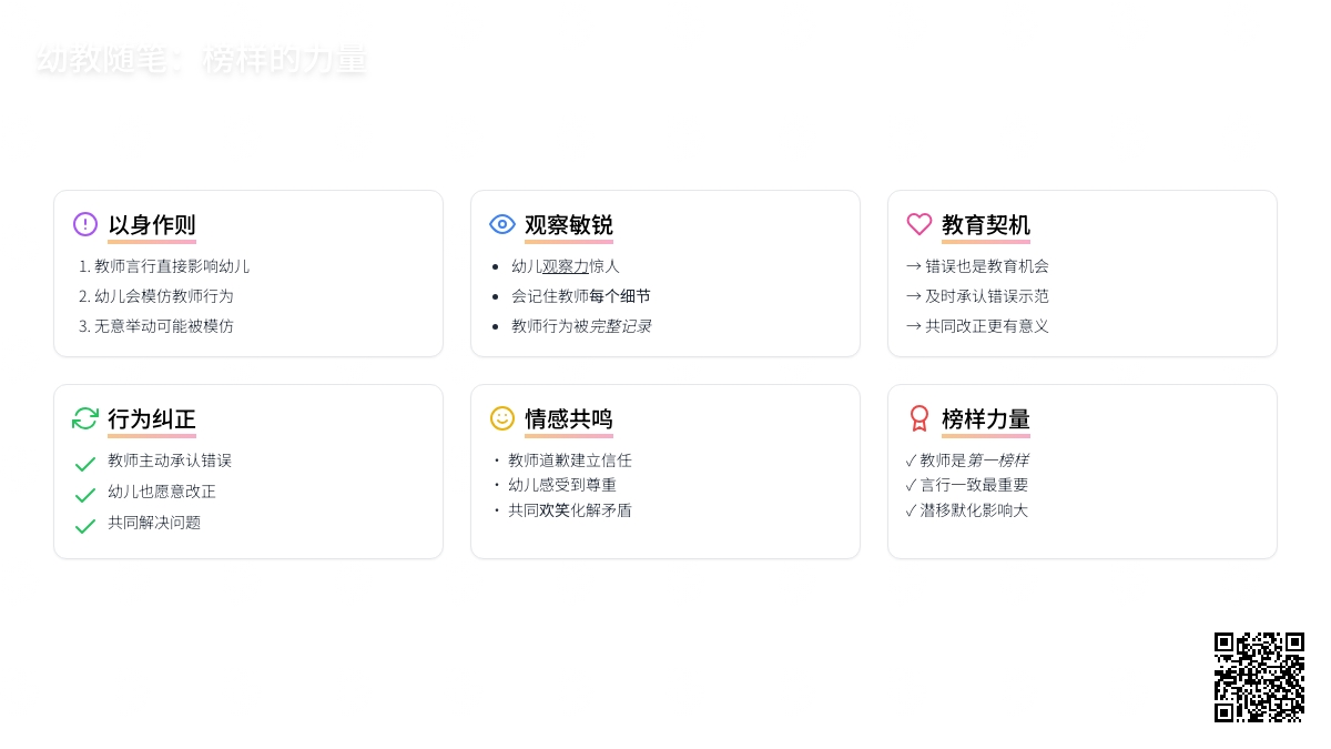 幼教随笔：榜样