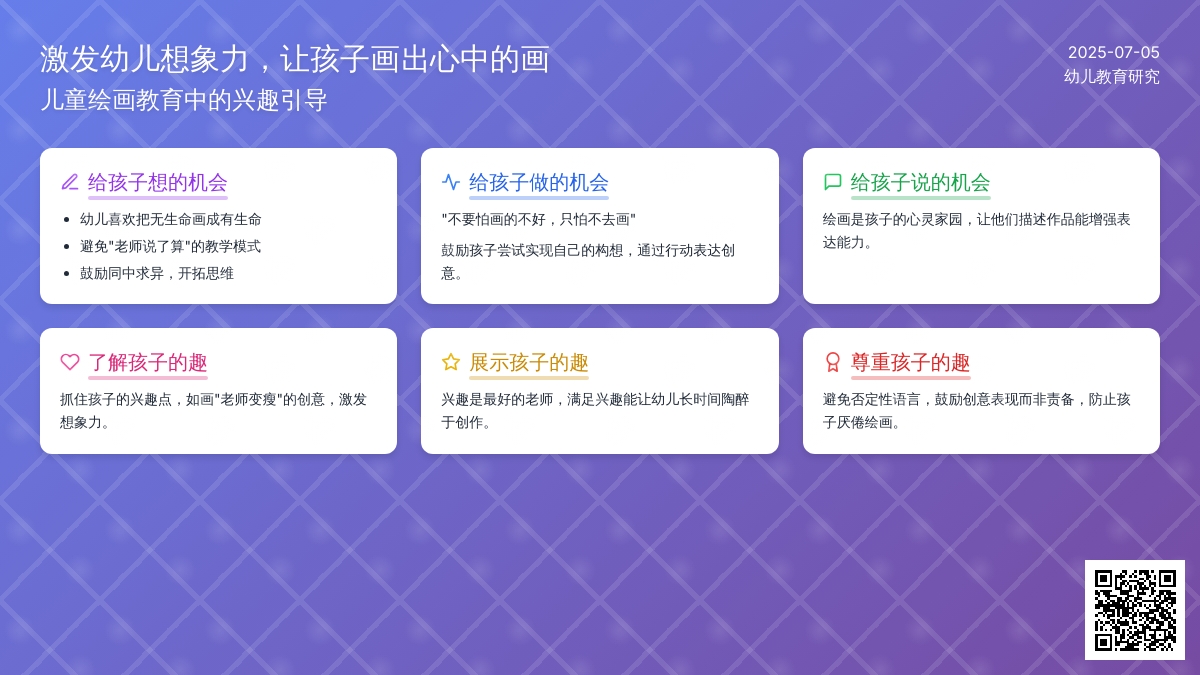 激发幼儿想象力，让孩子画出心中的画
