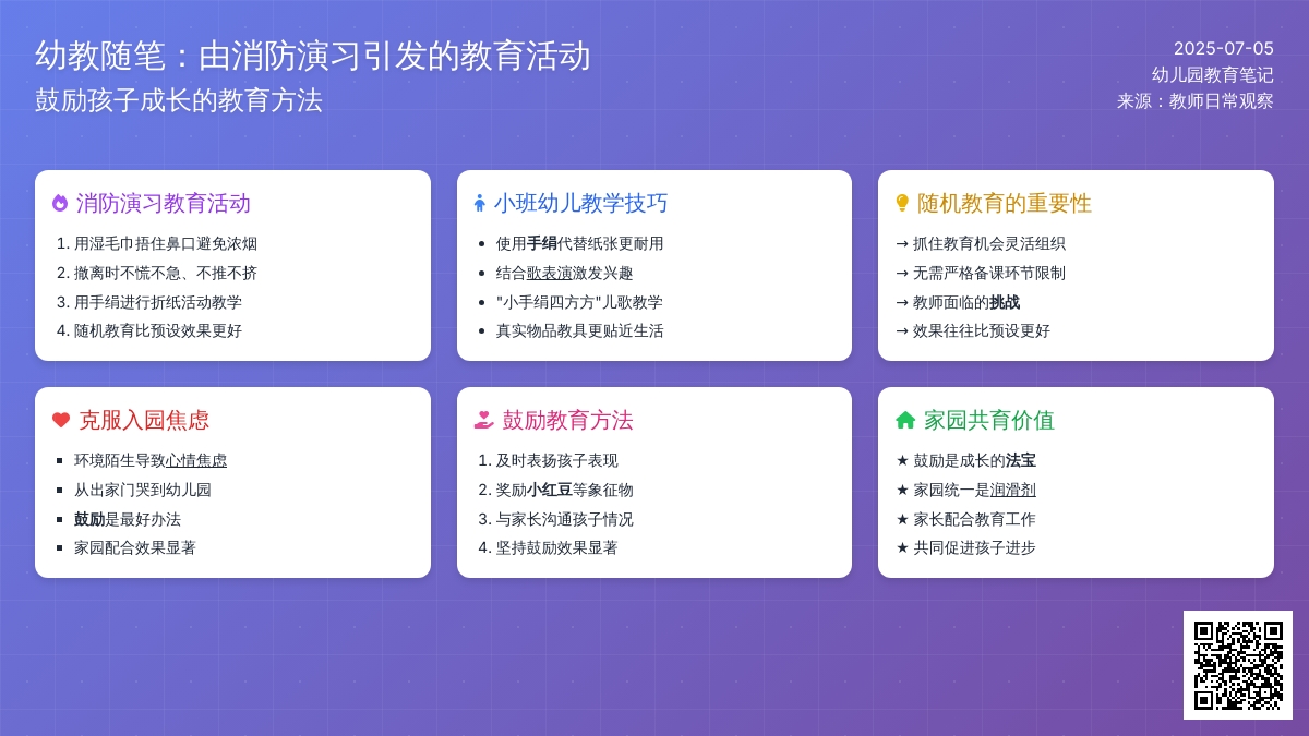 幼教随笔：由消防演习引发的教育活动