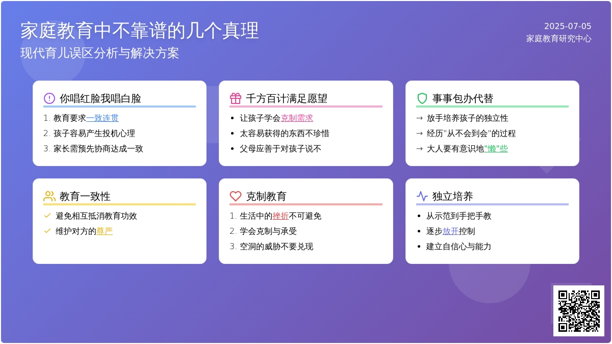 家庭教育中不靠谱的几个真理