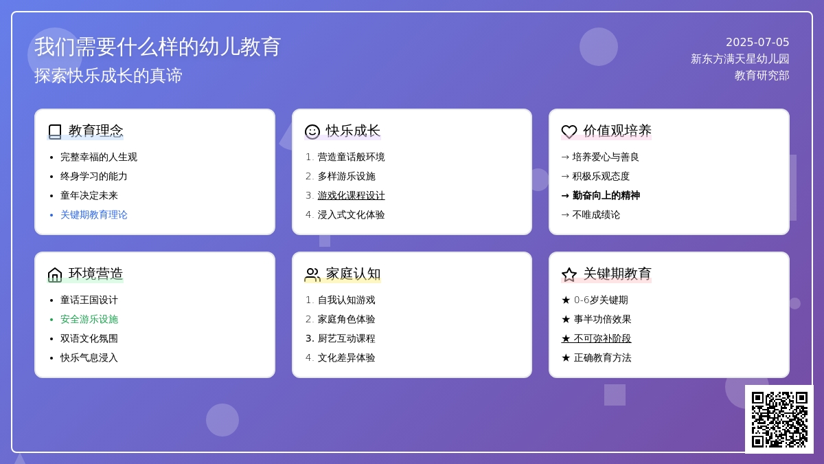 我们需要什么样的幼儿教育