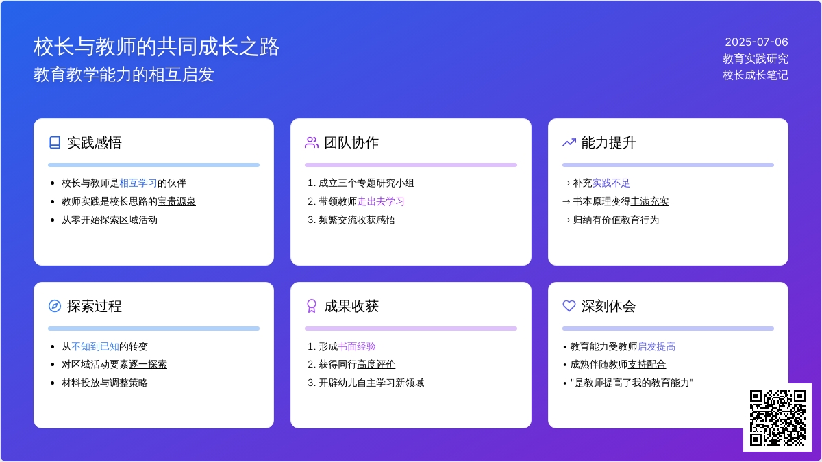 是教师提高了我的教育能力