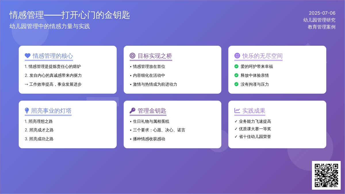 情感管理――打开心门的金钥匙