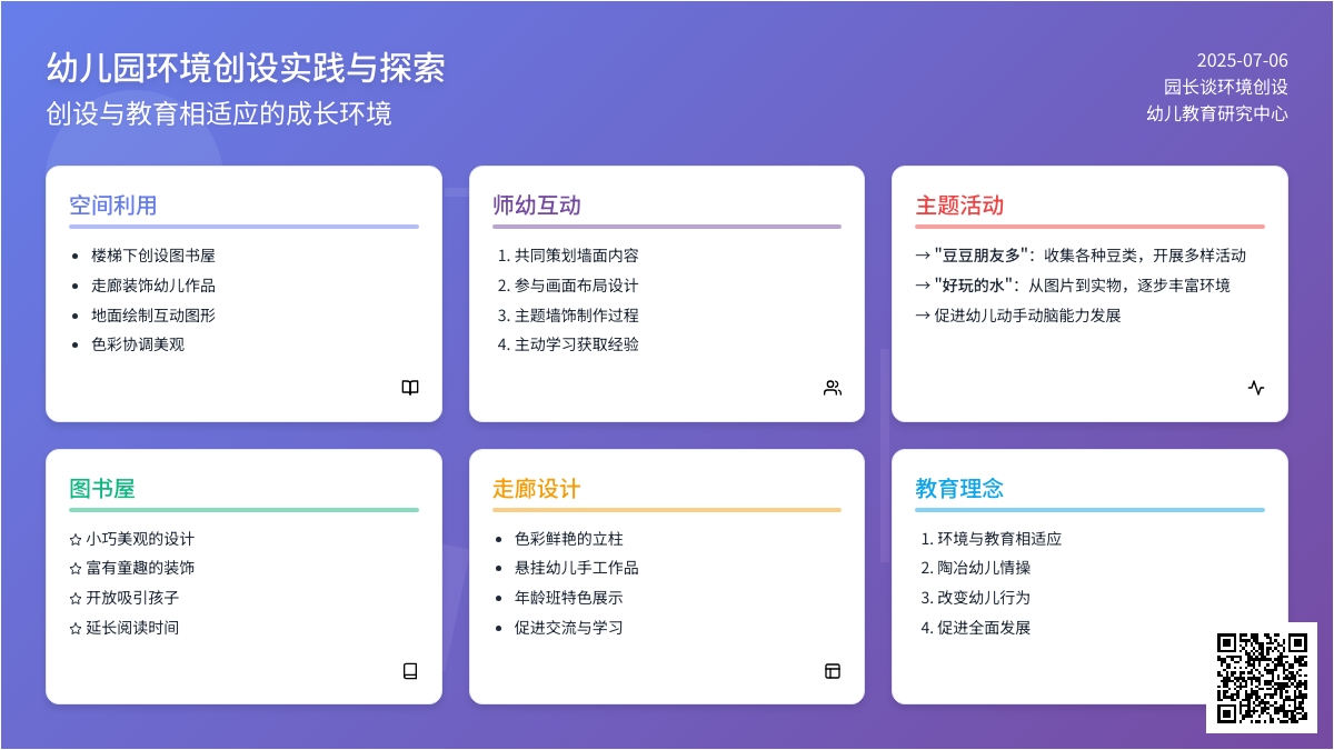 园长谈环境创设