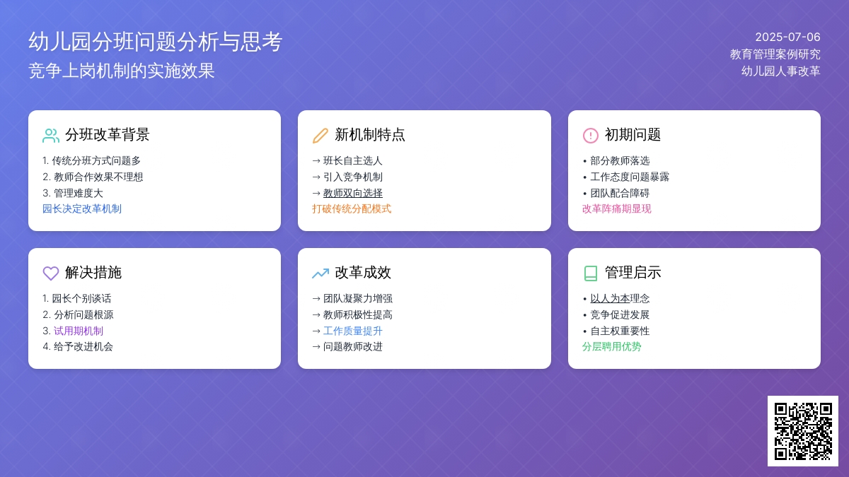 幼儿园分班问题分析与思考