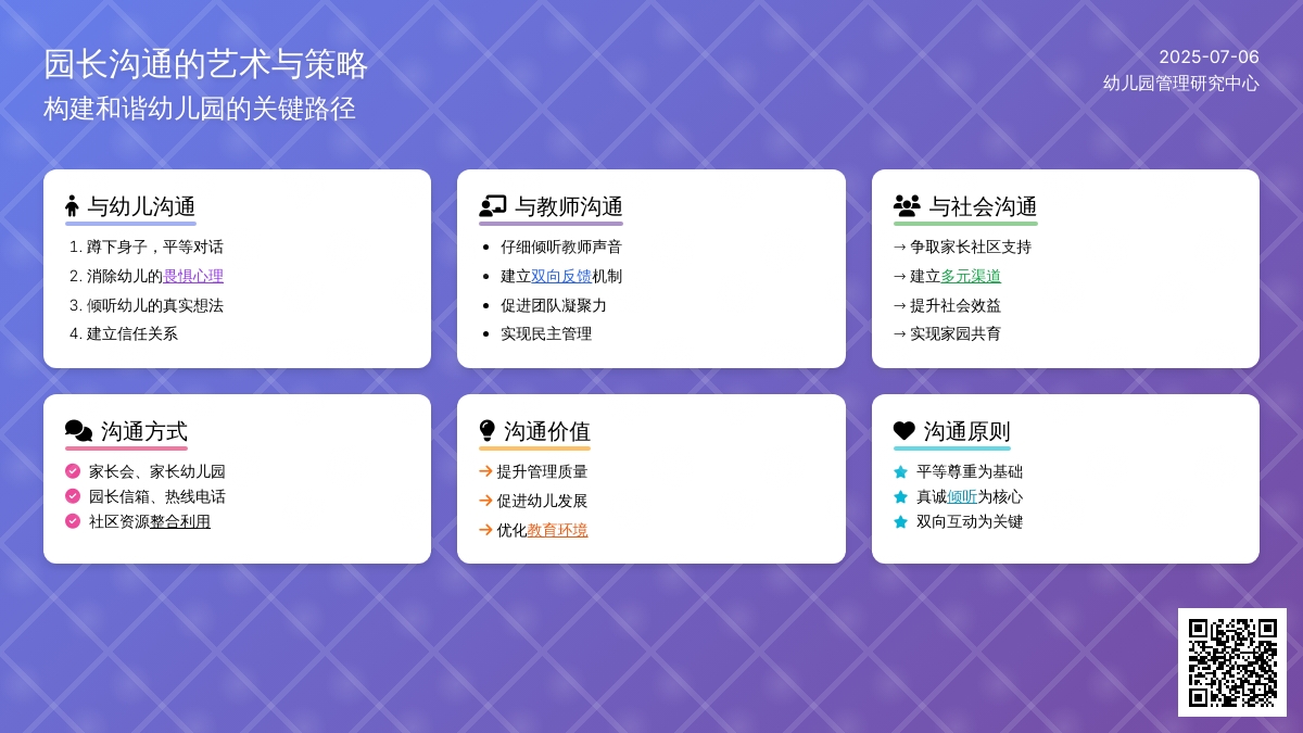 让沟通成为园长的职业习惯