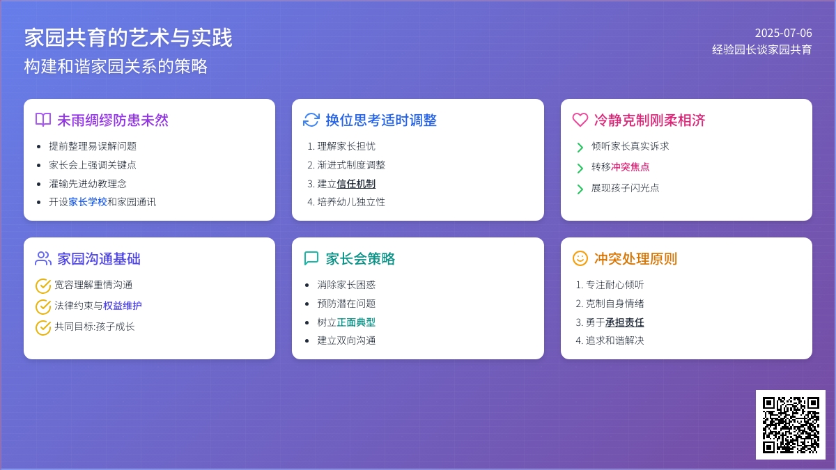 经验园长谈家园共育
