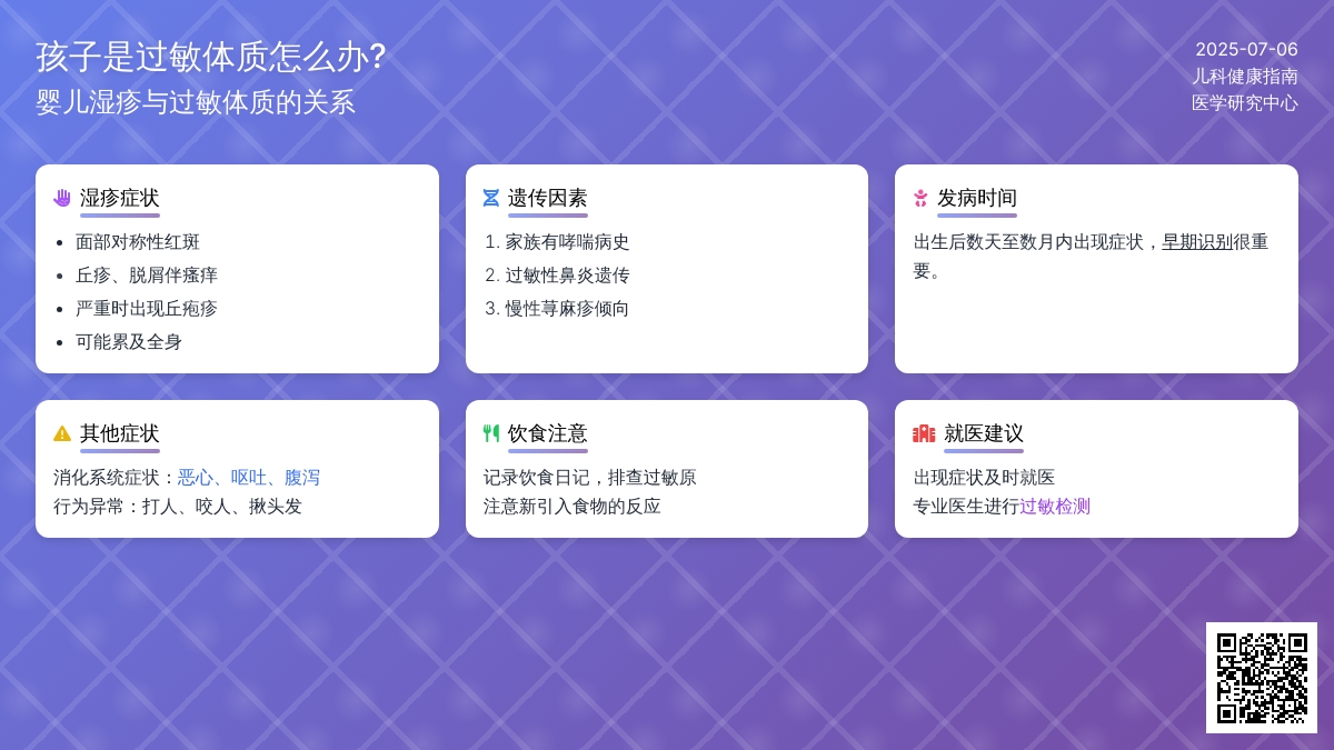 孩子是过敏体质怎么办?