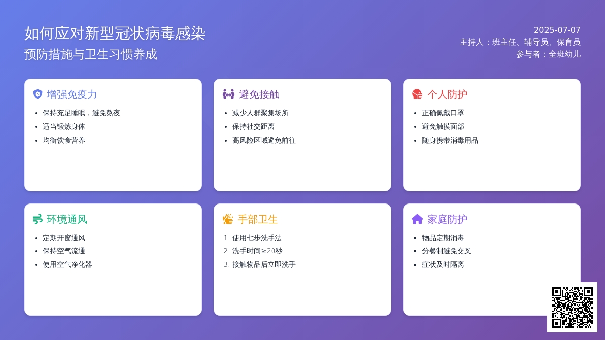 幼儿学会《七步洗手法》