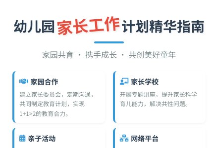 幼儿园家长工作计划(合集15篇)-幼师课件网