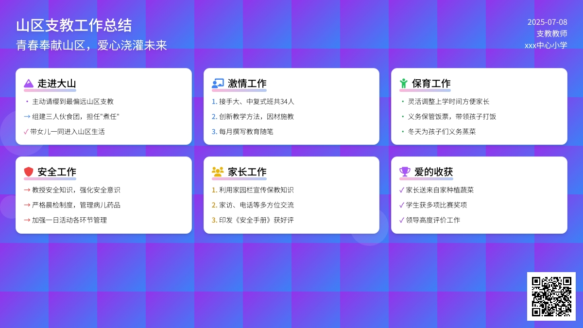 关于幼儿园的支教总结