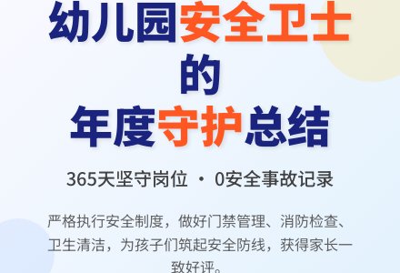 2020幼儿园保安年度工作总结个人5篇精选-幼师课件网