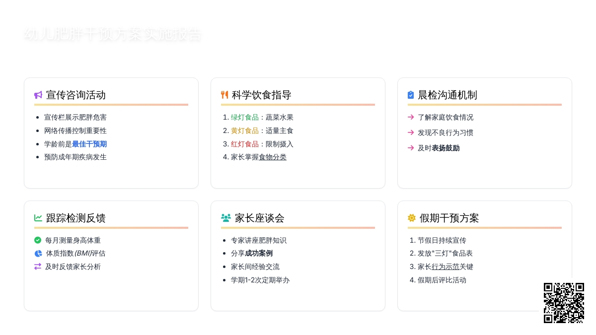 肥胖儿童矫治工作总结