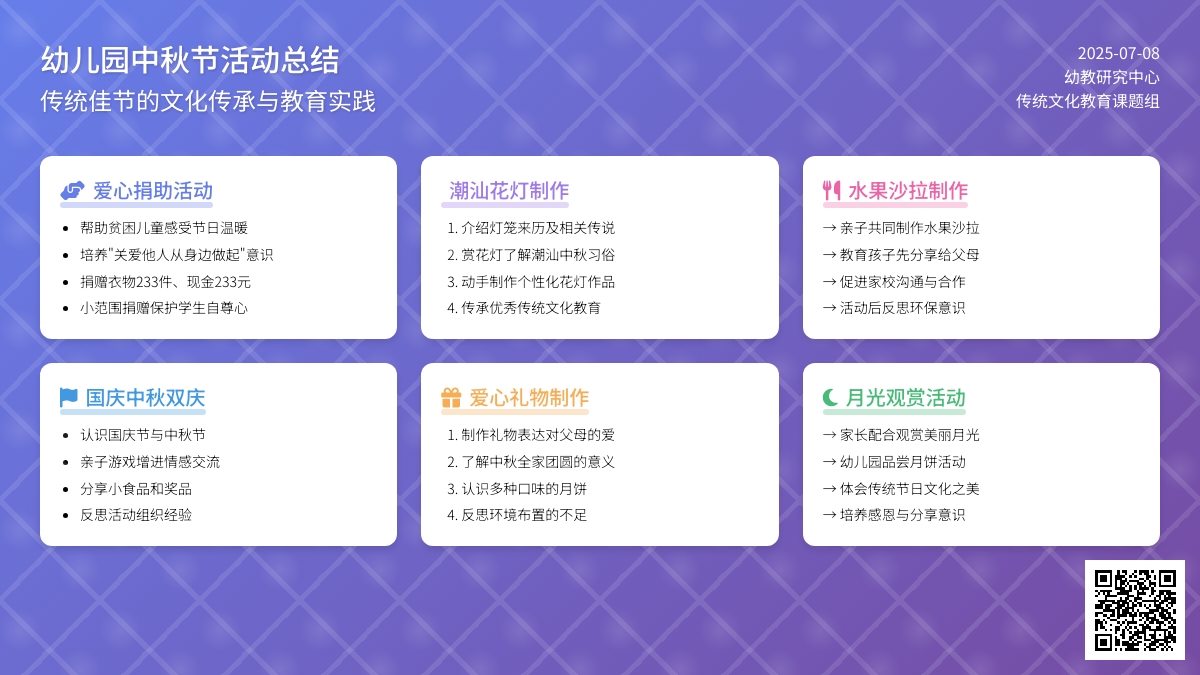 幼儿园中秋节活动总结2020_中秋节活动总结范文