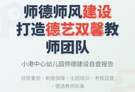幼儿园师德师风建设自检自查报告-幼师课件网