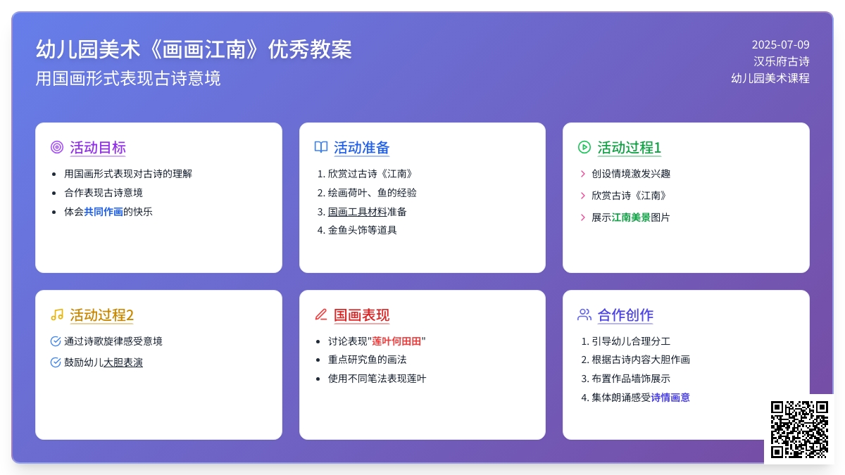 幼儿园美术《画画江南》优秀教案