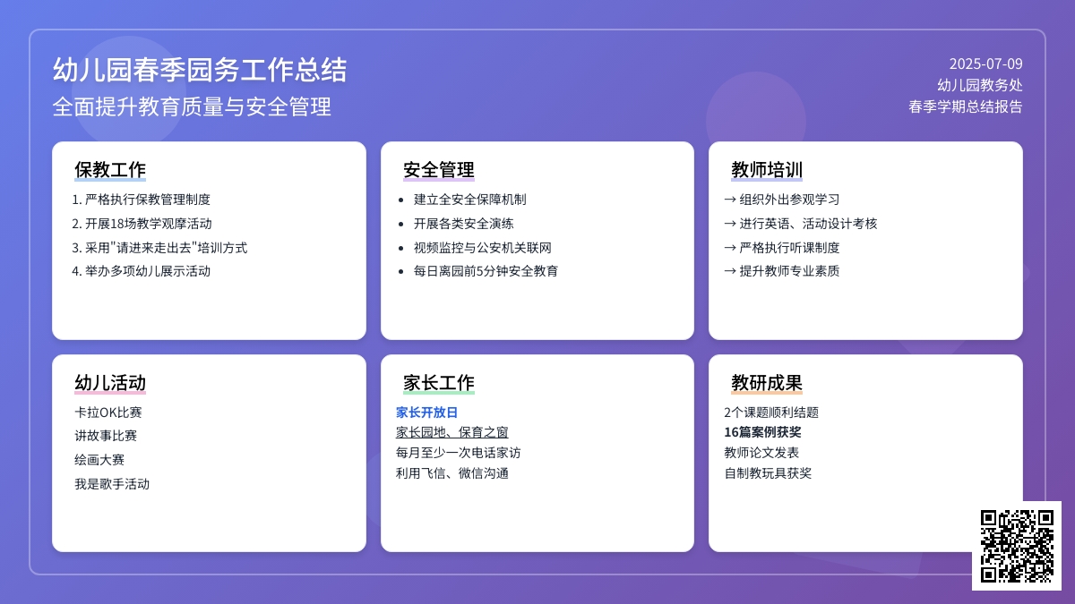 幼儿园春季园务工作总结（通用10篇）