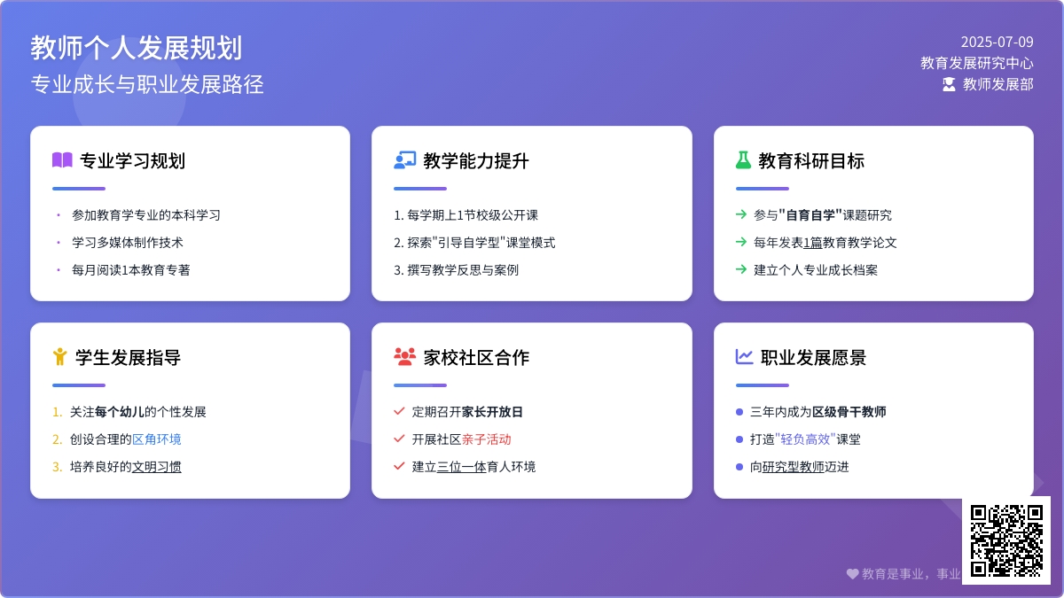 教师个人发展规划15篇