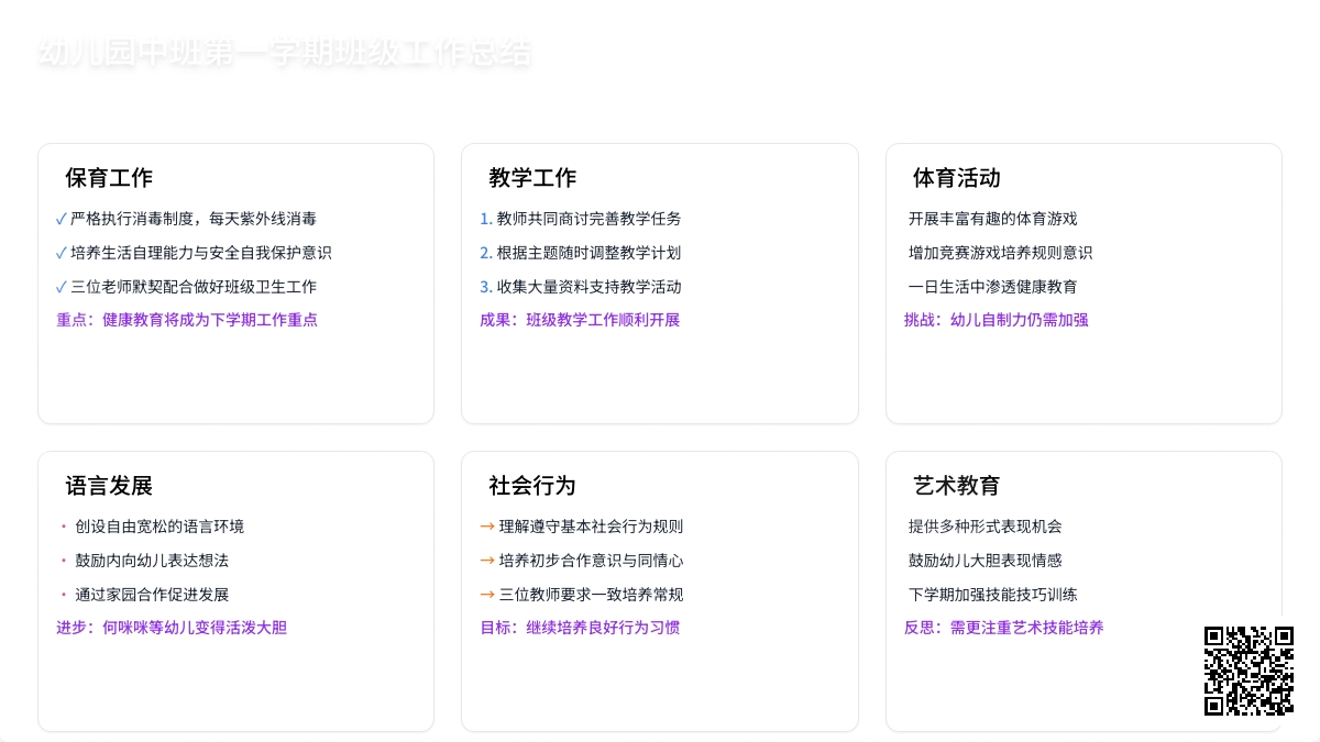幼儿园中班第一学期的班级工作总结（精选5篇）