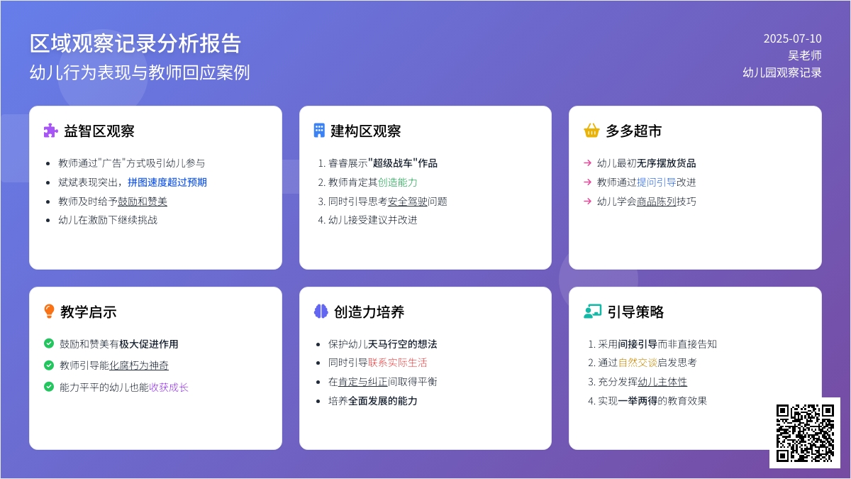 区域观察记录