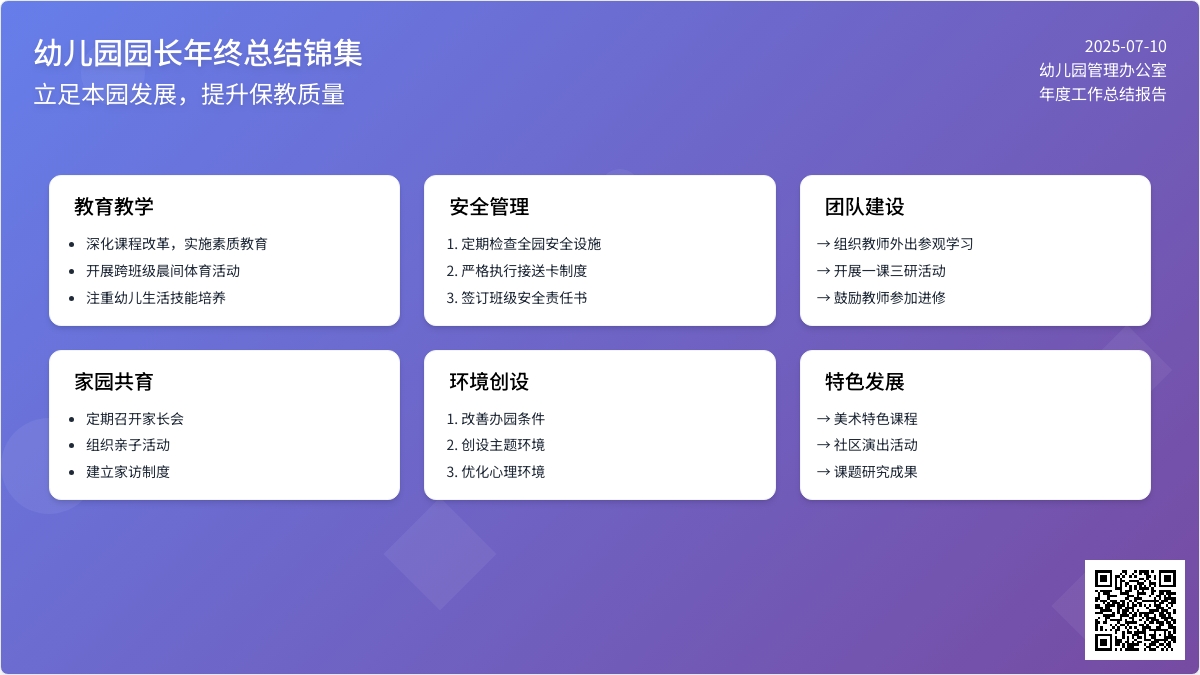 关于幼儿园园长年终总结锦集9篇