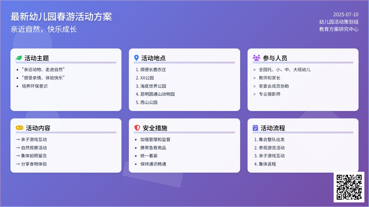 最新幼儿园春游活动方案5篇