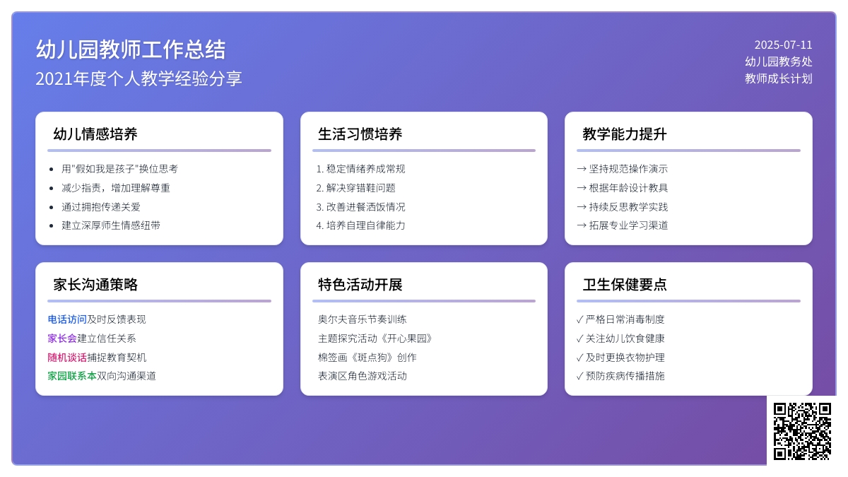 2021年幼儿园教师个人总结范文（精选5篇）