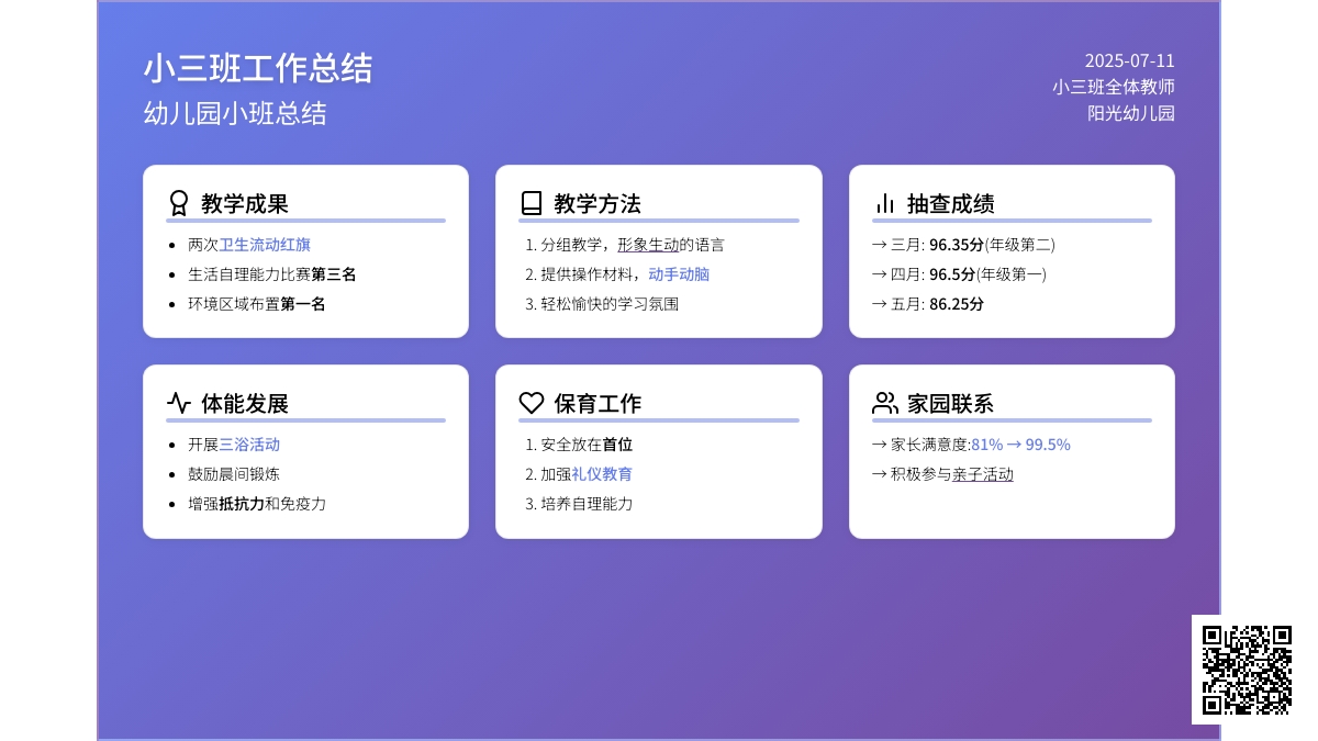 小三班工作总结-幼儿园小班总结