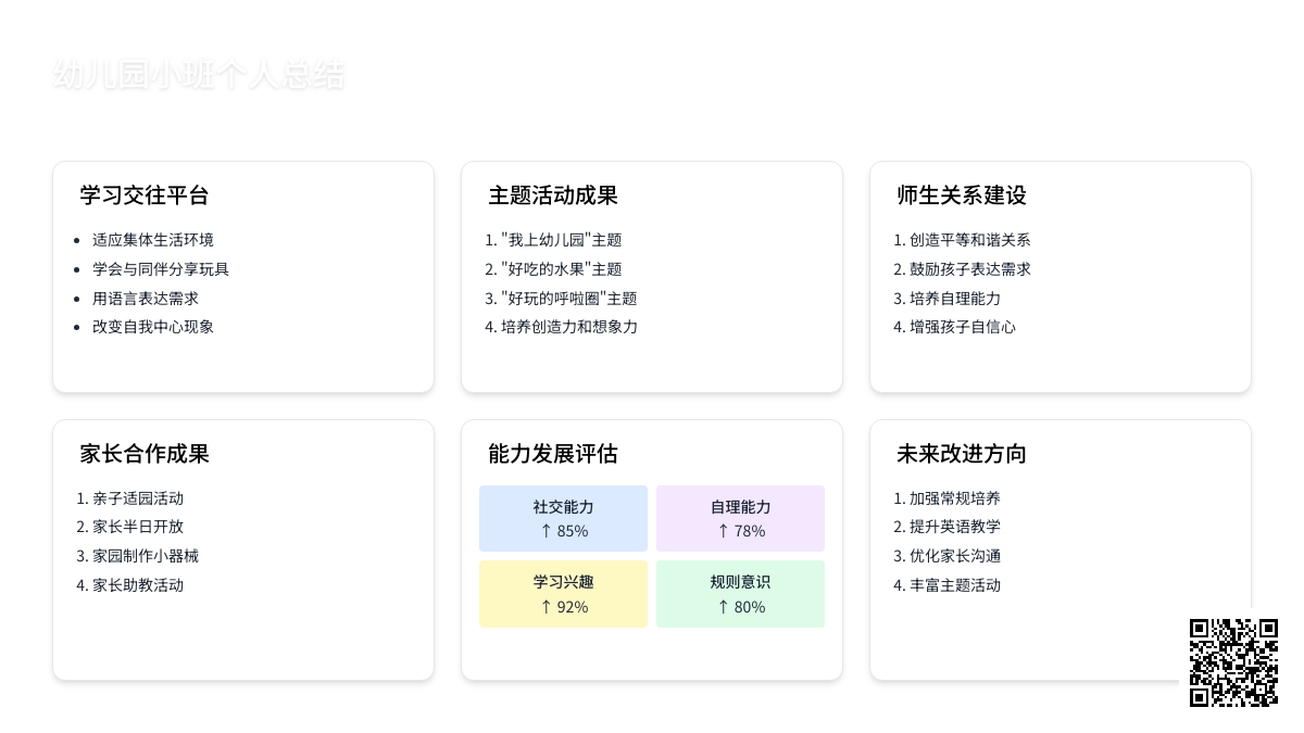 幼儿园小班个人总结（通用5篇）