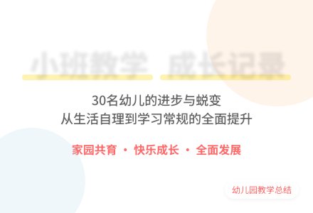 幼儿园小班教学工作总结集合10篇-幼师课件网