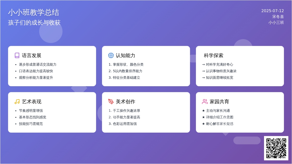 小小班教学总结