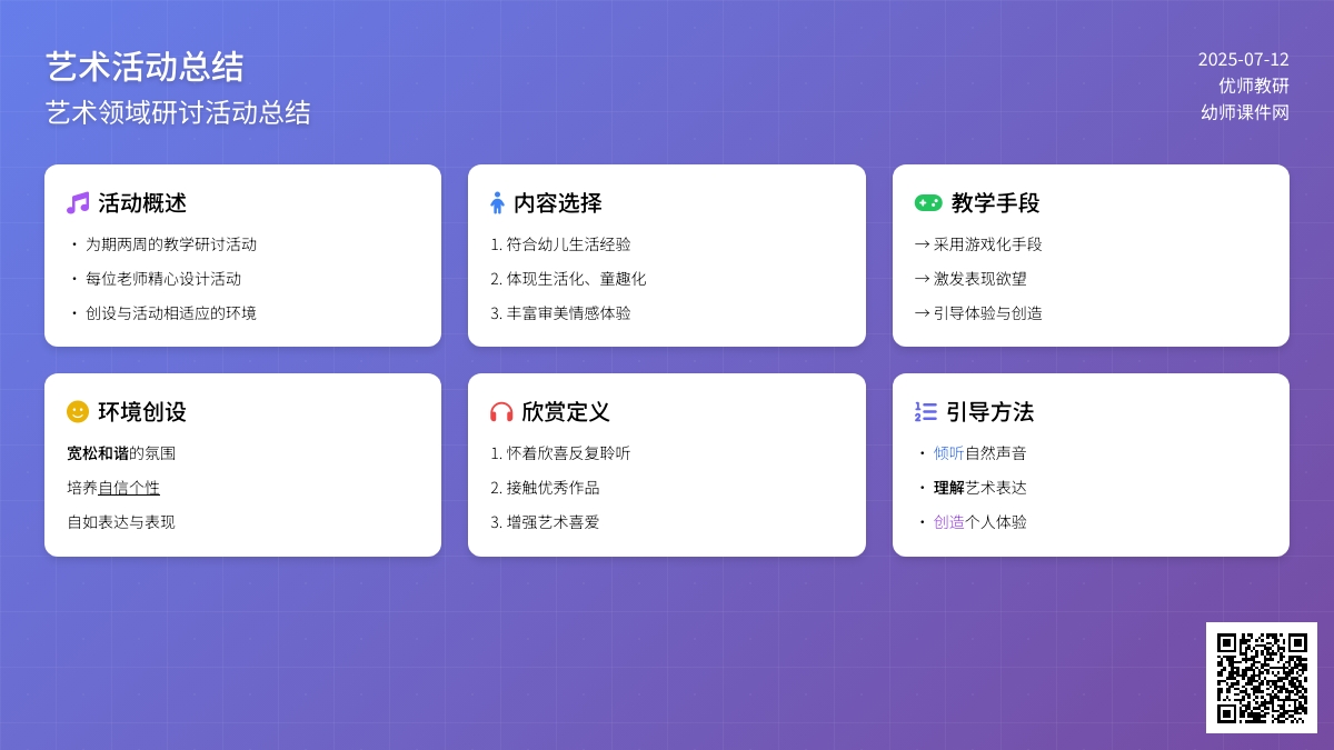 艺术活动总结