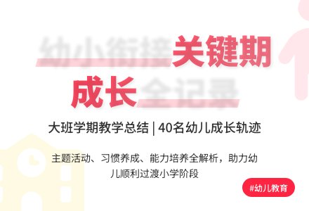 【实用】幼儿园大班学期教学工作总结4篇-幼师课件网