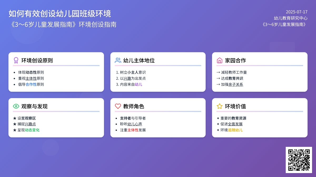 如何有效创设幼儿园班级环境