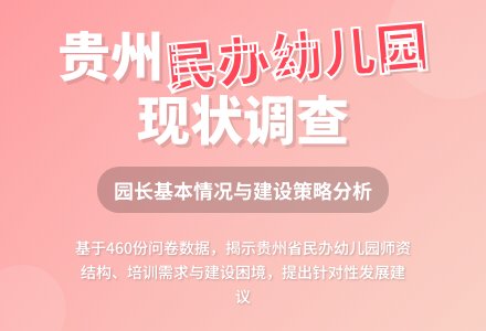 贵州省民办幼儿园及园长基本情况-幼师课件网