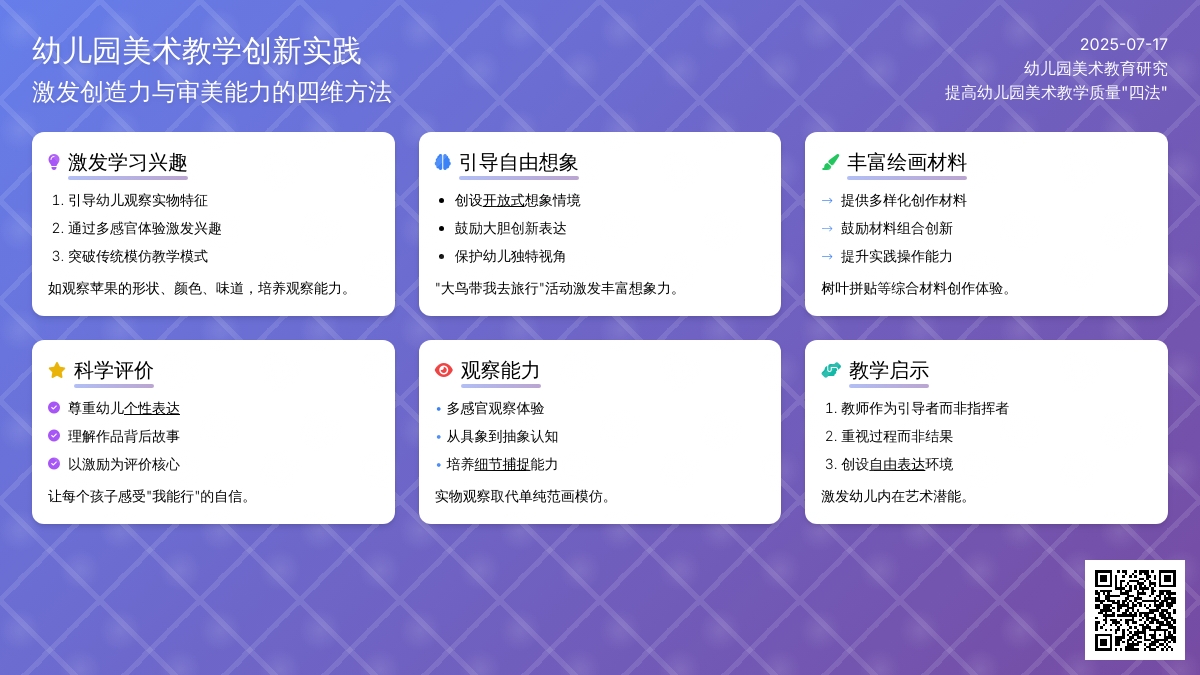 提高幼儿园美术教学质量“四法”