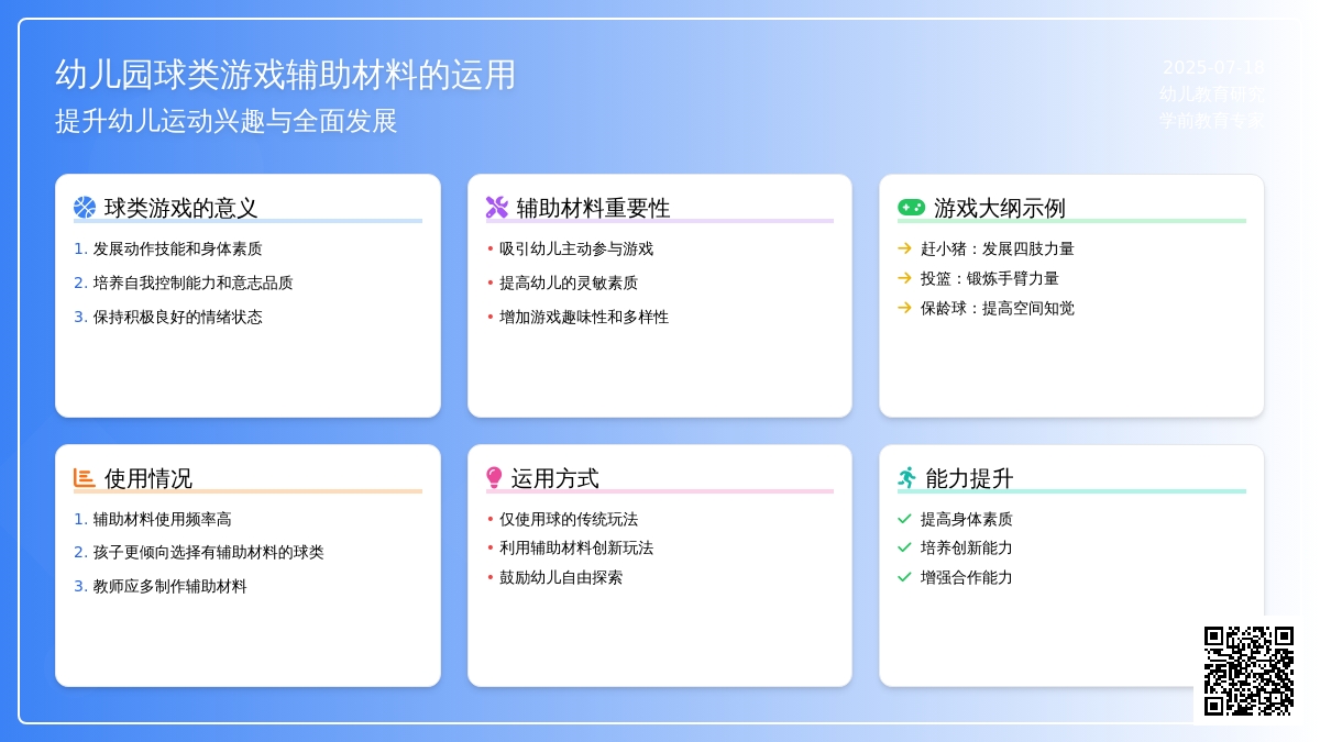 幼儿园球类游戏辅助材料的运用