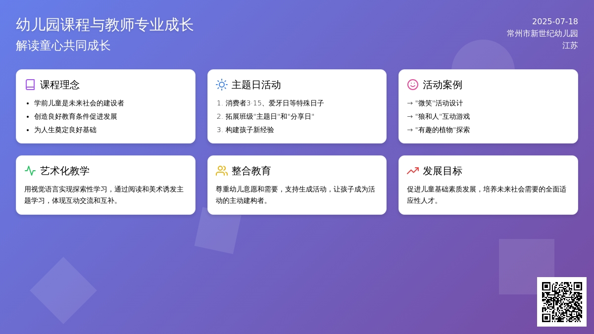 幼儿园课程与教师专业成长