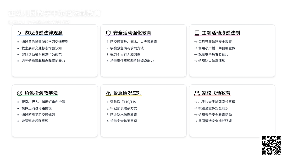在幼儿园教学中渗透法制教育