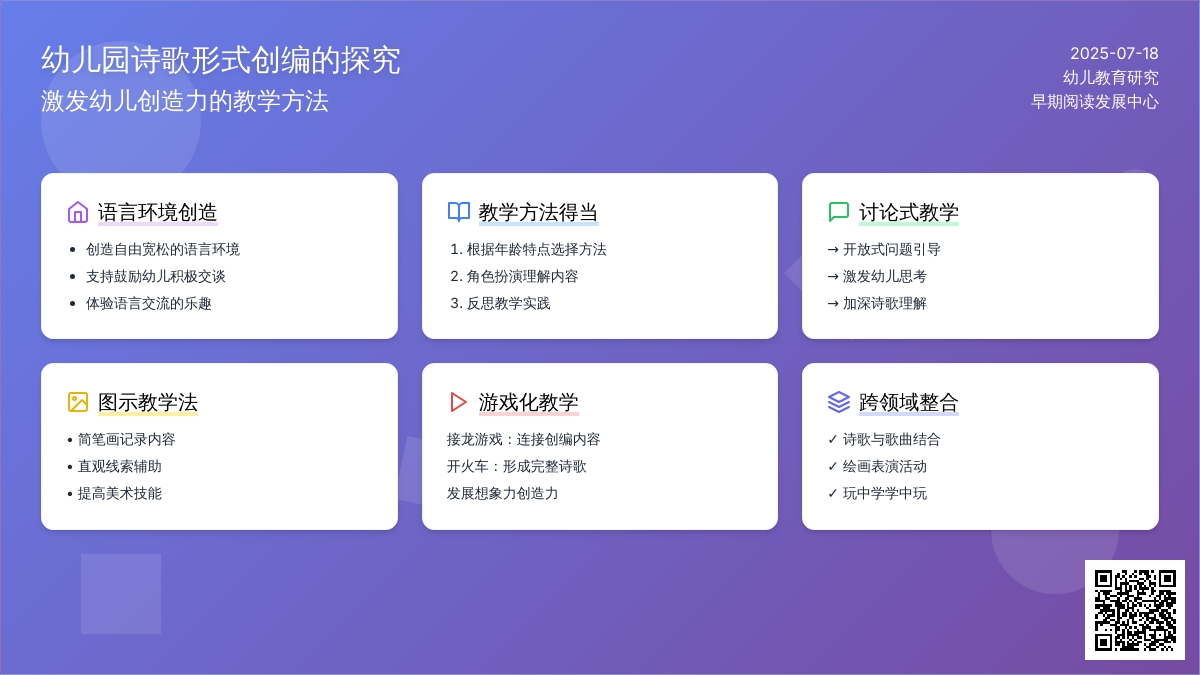 幼儿园诗歌形式创编的探究