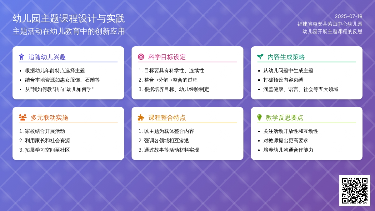 幼儿园开展主题课程的反思