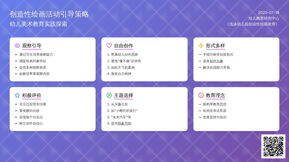 浅谈幼儿园创设性绘画教育