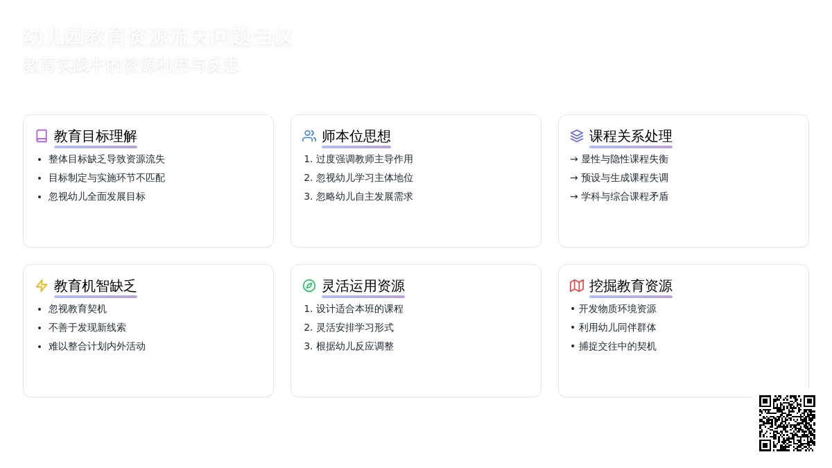 幼儿园教育资源流失问题刍议