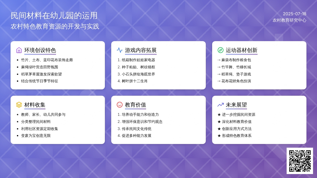 民间材料在幼儿园的运用