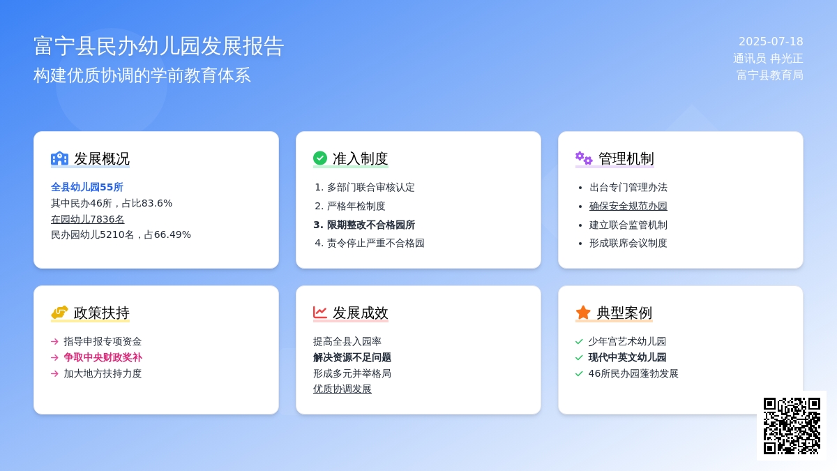 富宁：民办幼儿园撑起学前教育“半边天”