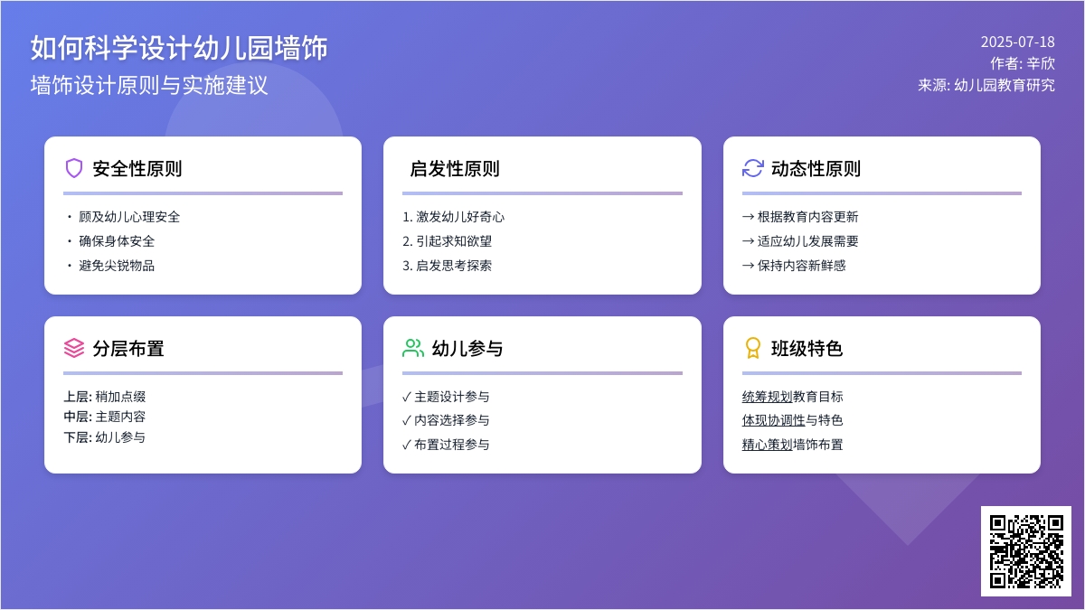 如何科学设计幼儿园墙饰