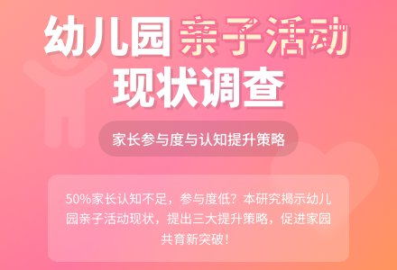 幼儿园亲子活动开展现状的调查-幼师课件网