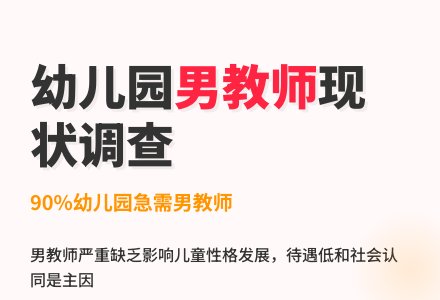 幼儿园男教师工作现状调查研究*-幼师课件网