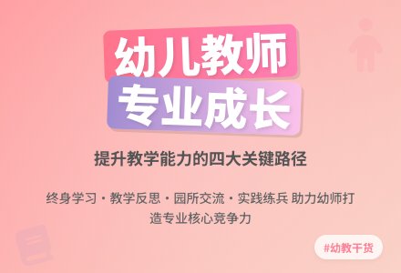 幼儿园教师专业能力提升之我见-幼师课件网