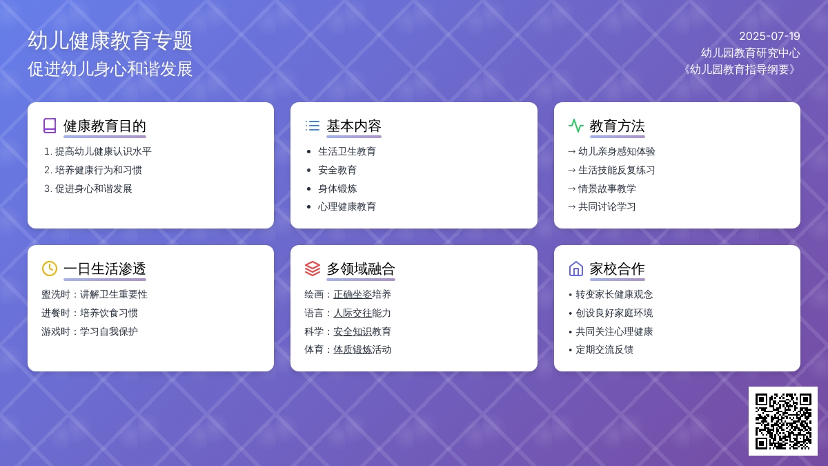 浅谈幼儿园健康教育评价问题